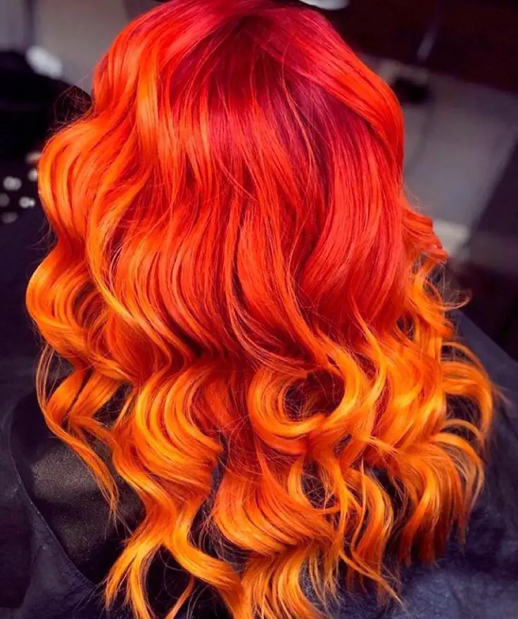 53-orange-hair-color-ideas-dark-burnt-red-orange-and-038-more Phoenix Fire Orange