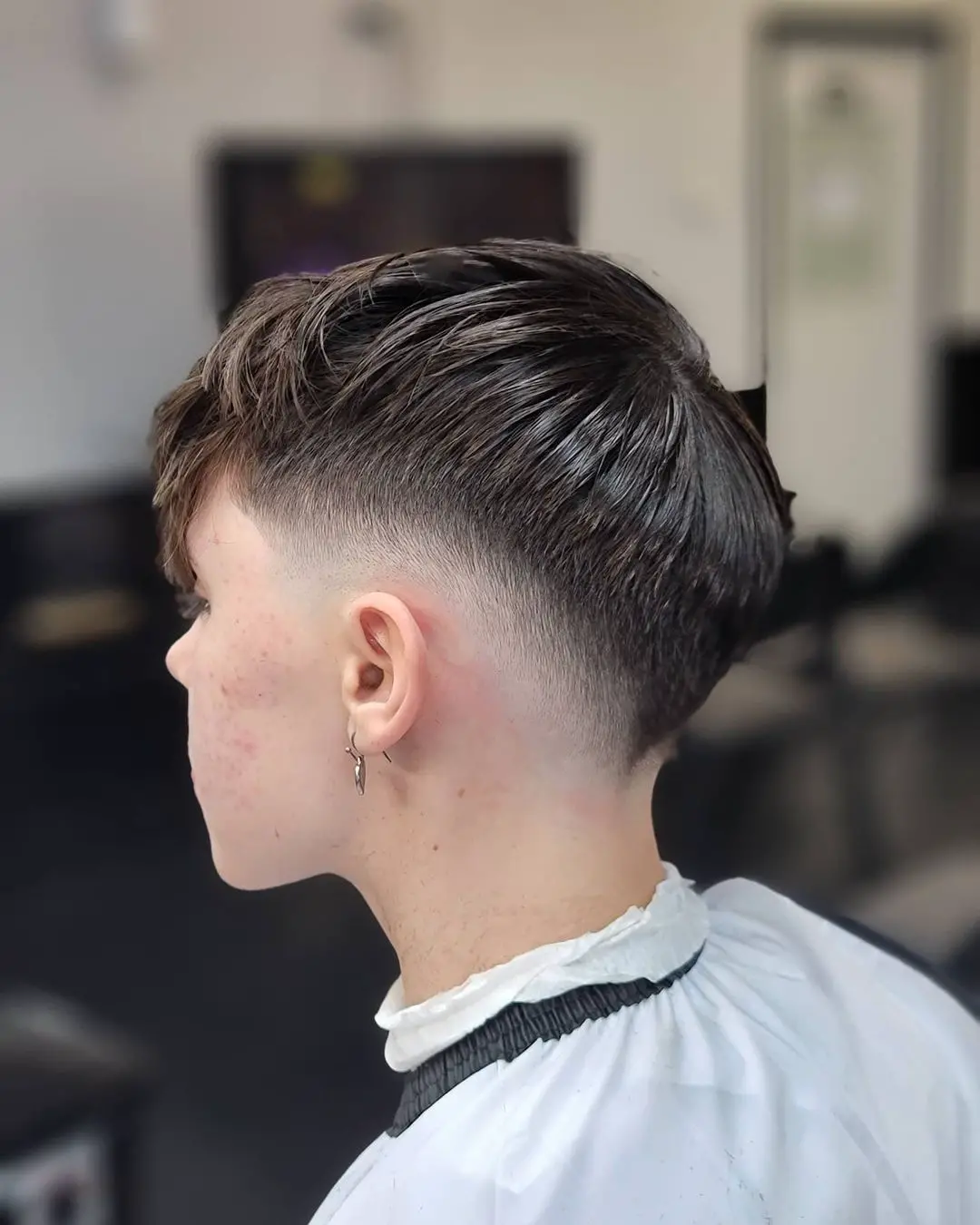 55-best-tapered-haircuts-and-fades-for-women Drop Bald Fade and Textured Cut