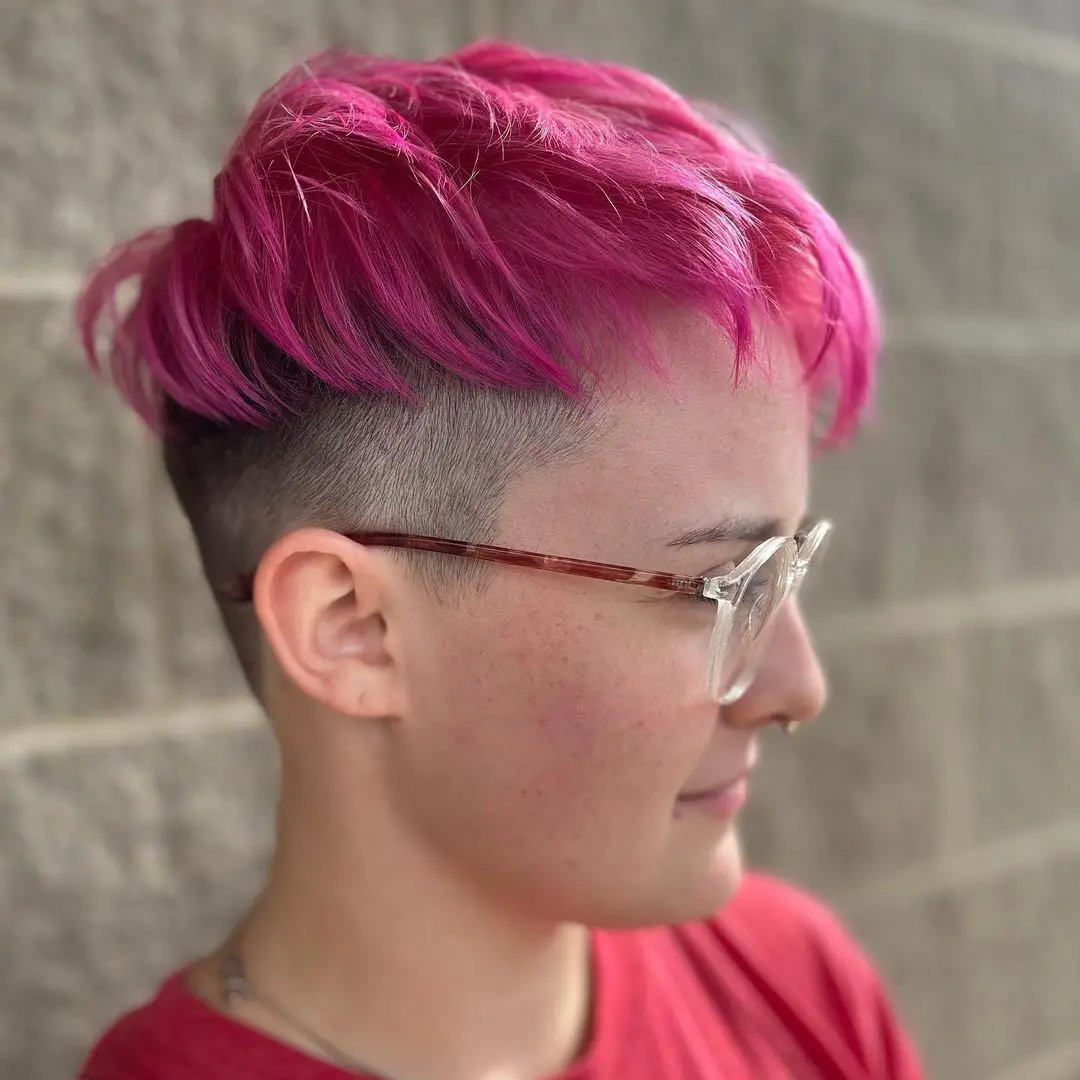 55-best-tapered-haircuts-and-fades-for-women Fade to Pink