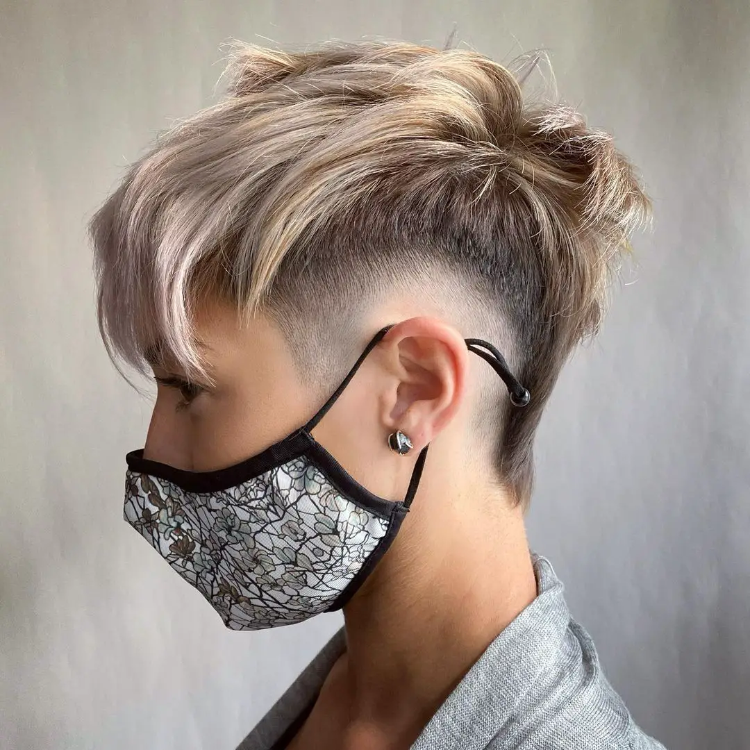 55-best-tapered-haircuts-and-fades-for-women High Fade Chic Mowhawk