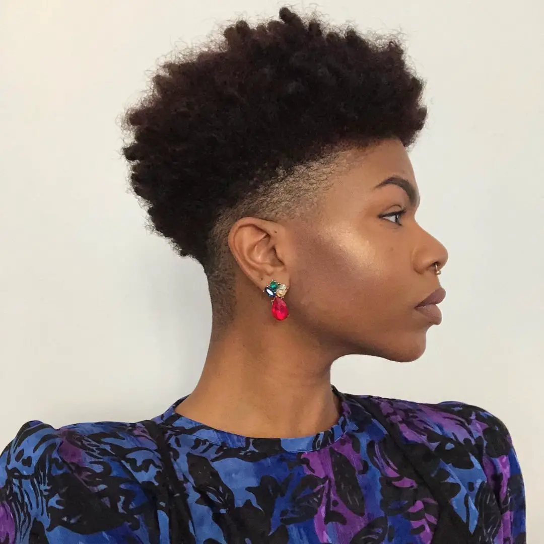 55-best-tapered-haircuts-and-fades-for-women Low Fade Afro for Black Women