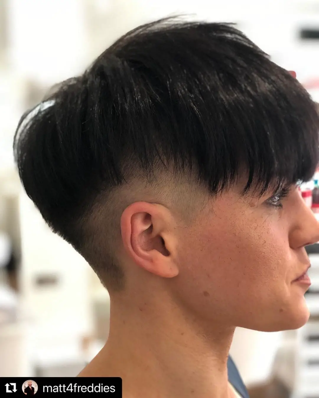 55-best-tapered-haircuts-and-fades-for-women Undercut and Heavy Bangs