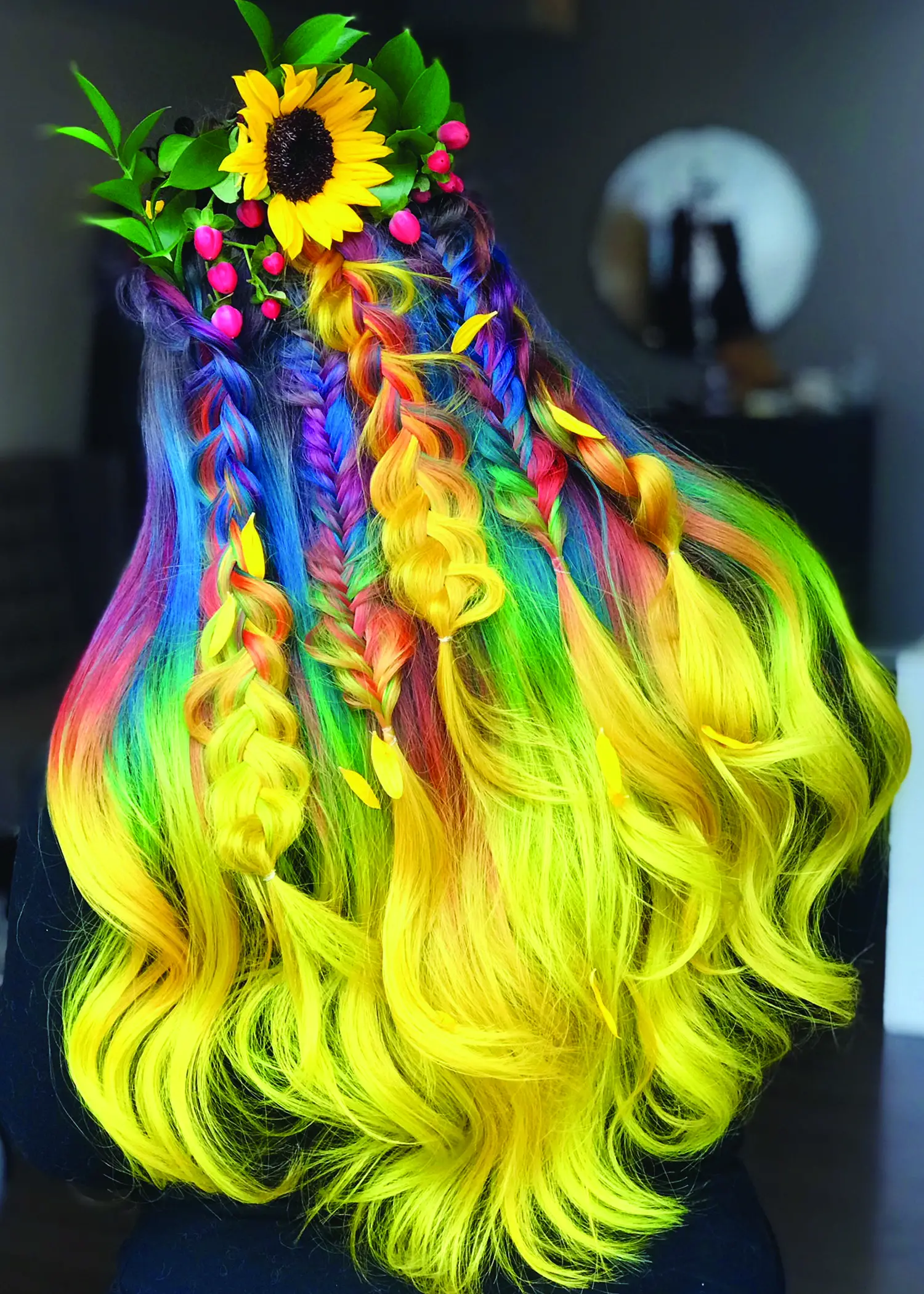 63-coolest-rainbow-hair-ideas-trending-colors-to-try Bright Rainbow Hair