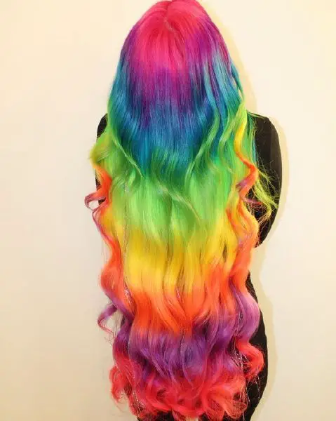 63-coolest-rainbow-hair-ideas-trending-colors-to-try Long Rainbow Hair
