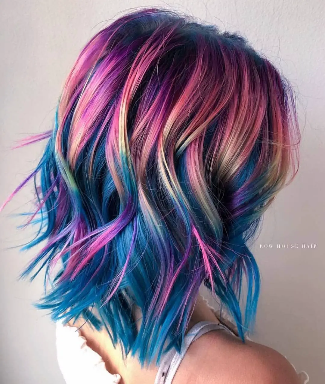 63-coolest-rainbow-hair-ideas-trending-colors-to-try Unicorn Rainbow Hair
