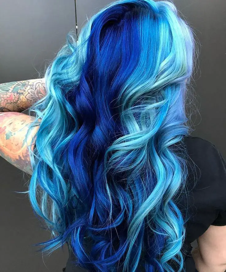 63-unique-blue-hair-ideas-light-and-038-dark-colors-to-try-in-2023 Baby Blue & Electric Blue Two Tone Hair