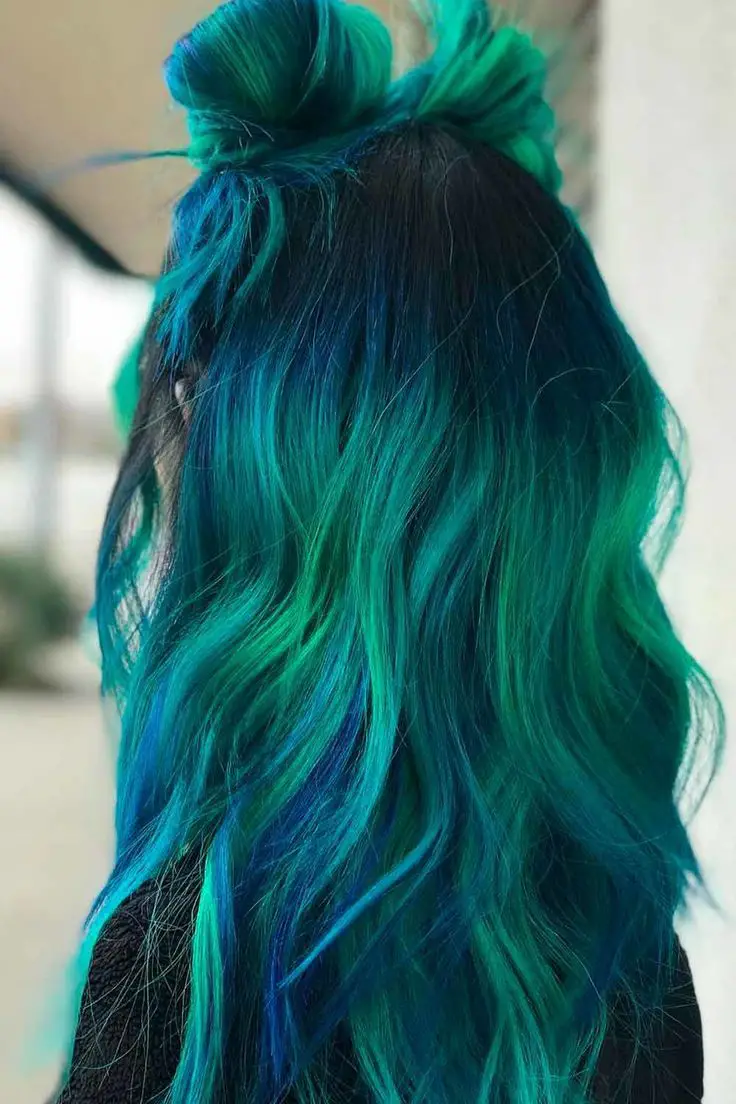 63-unique-blue-hair-ideas-light-and-038-dark-colors-to-try-in-2023 Dark Turquoise Hair