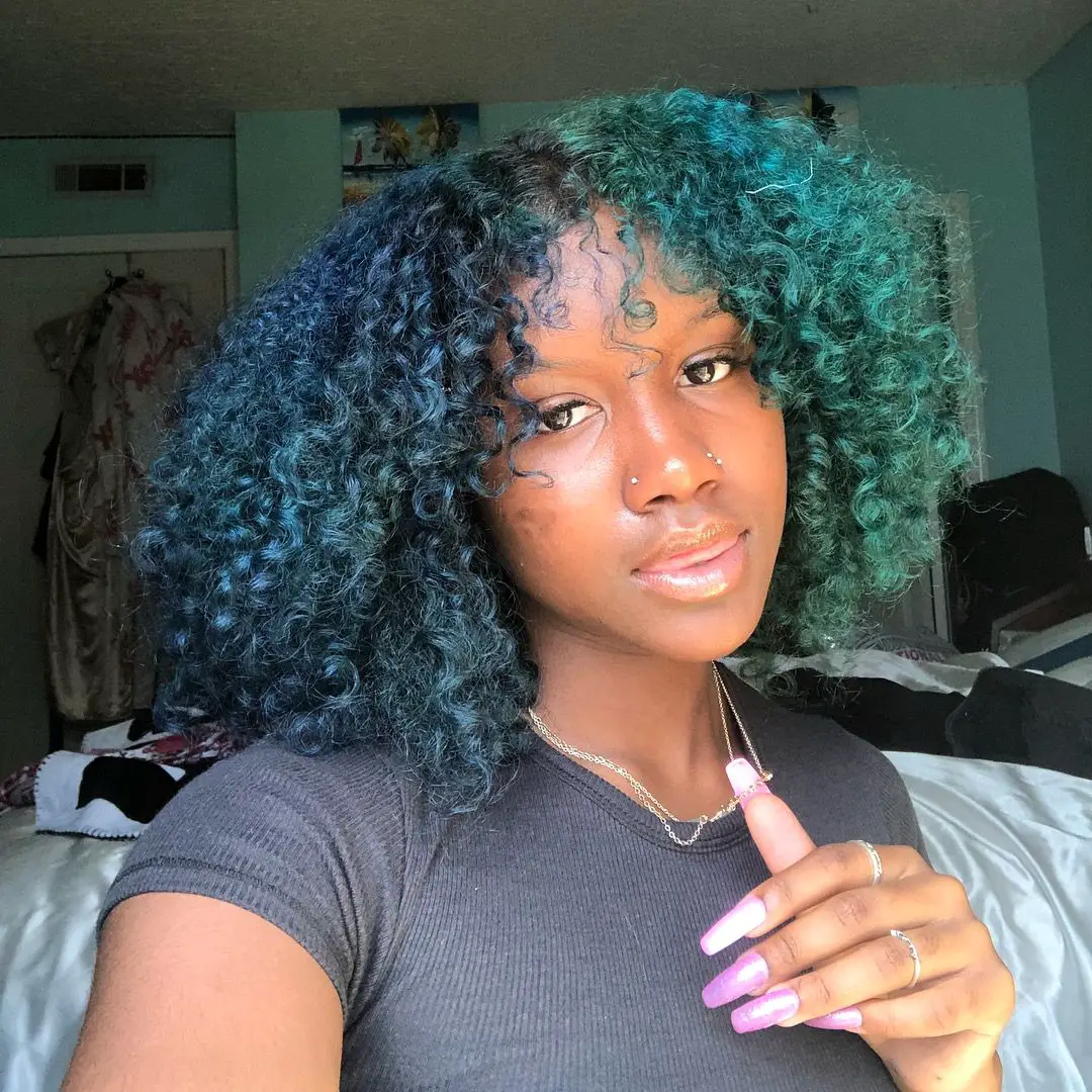 63-unique-blue-hair-ideas-light-and-038-dark-colors-to-try-in-2023 Green And Blue Two Tone
