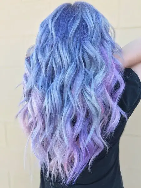 63-unique-blue-hair-ideas-light-and-038-dark-colors-to-try-in-2023 Pastel Blue, Pink & Purple Hair