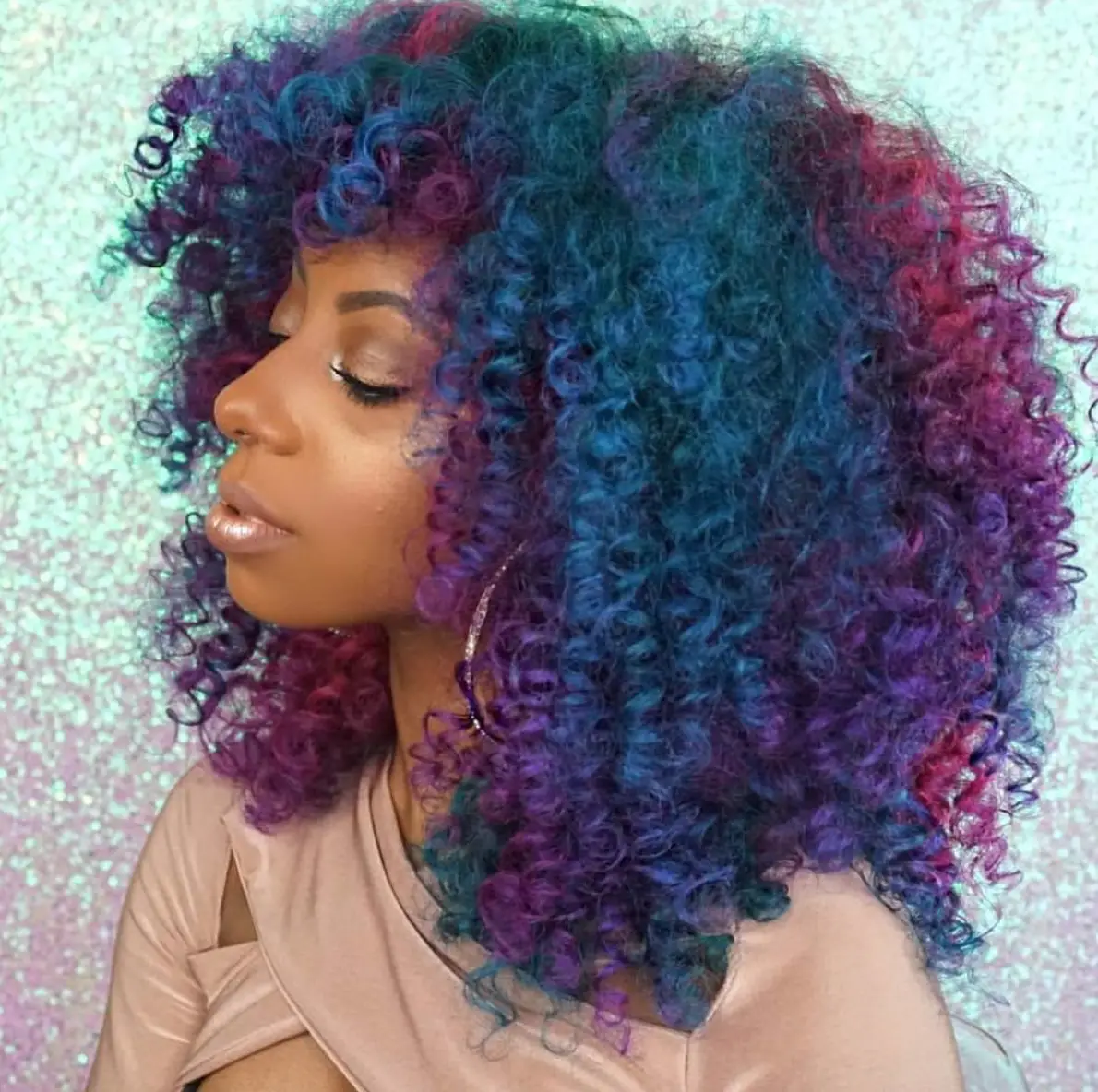 63-unique-blue-hair-ideas-light-and-038-dark-colors-to-try-in-2023 Purple And Dark Blue Corkscrew Curls