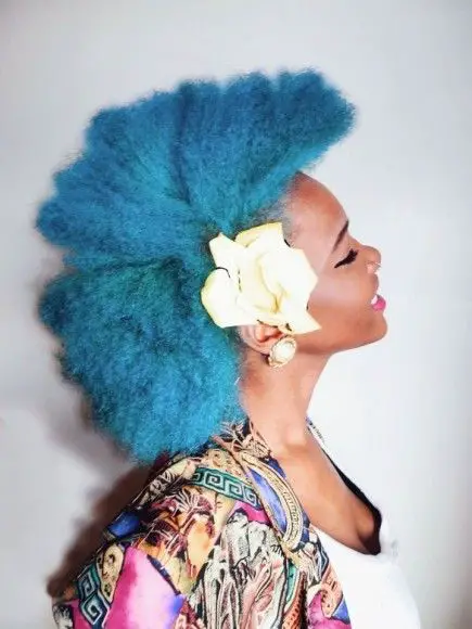 63-unique-blue-hair-ideas-light-and-038-dark-colors-to-try-in-2023 Sky Blue Afro