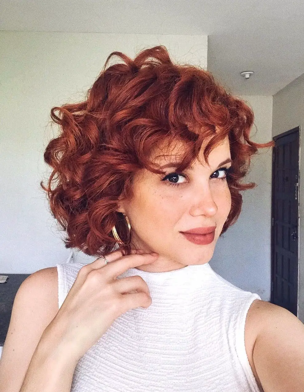 64-best-red-hair-ideas-trending-colors-for-you-to-try Tight Curly Hair