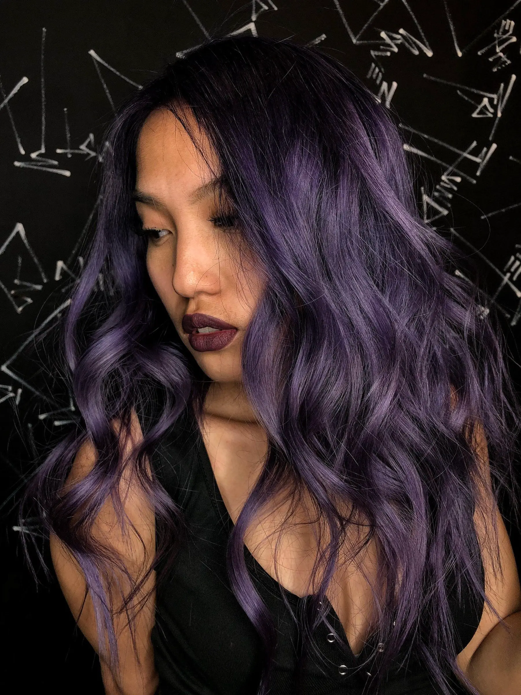 65-best-purple-hair-ideas-trending-colors-to-try-in-2023 Ash Purple