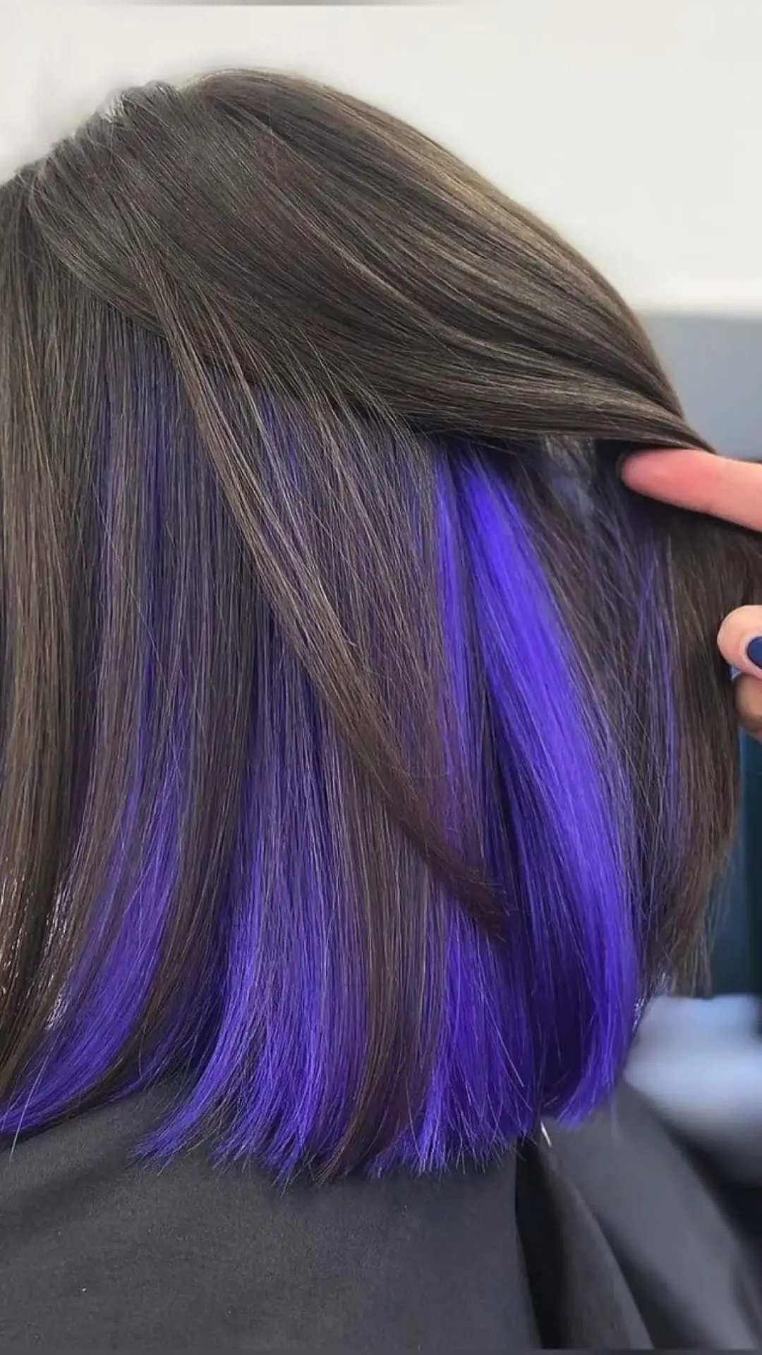 65-best-purple-hair-ideas-trending-colors-to-try-in-2023 Hidden Purple