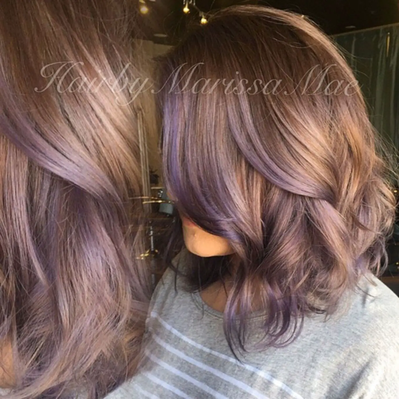 65-best-purple-hair-ideas-trending-colors-to-try-in-2023 Lavender Highlights