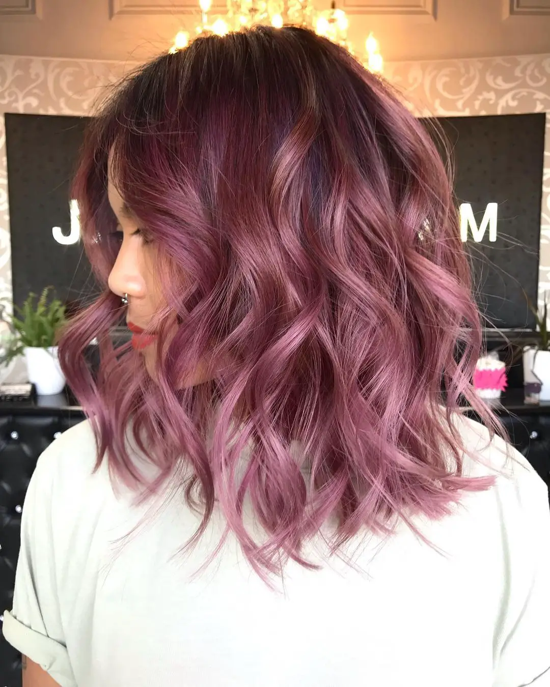 65-best-purple-hair-ideas-trending-colors-to-try-in-2023 Murky Mauve