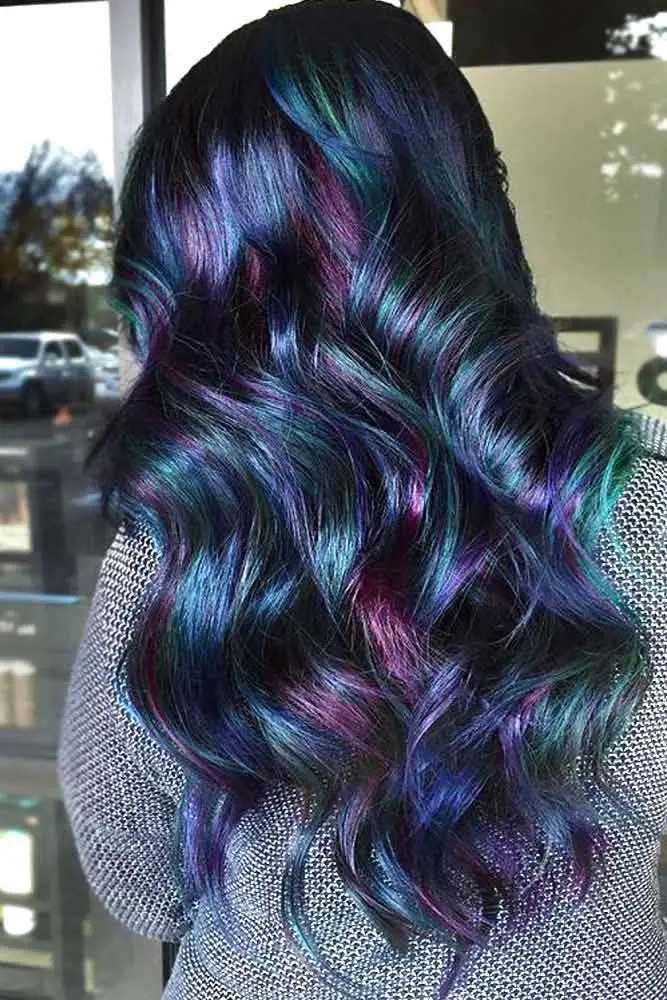65-best-purple-hair-ideas-trending-colors-to-try-in-2023 Oil Slick