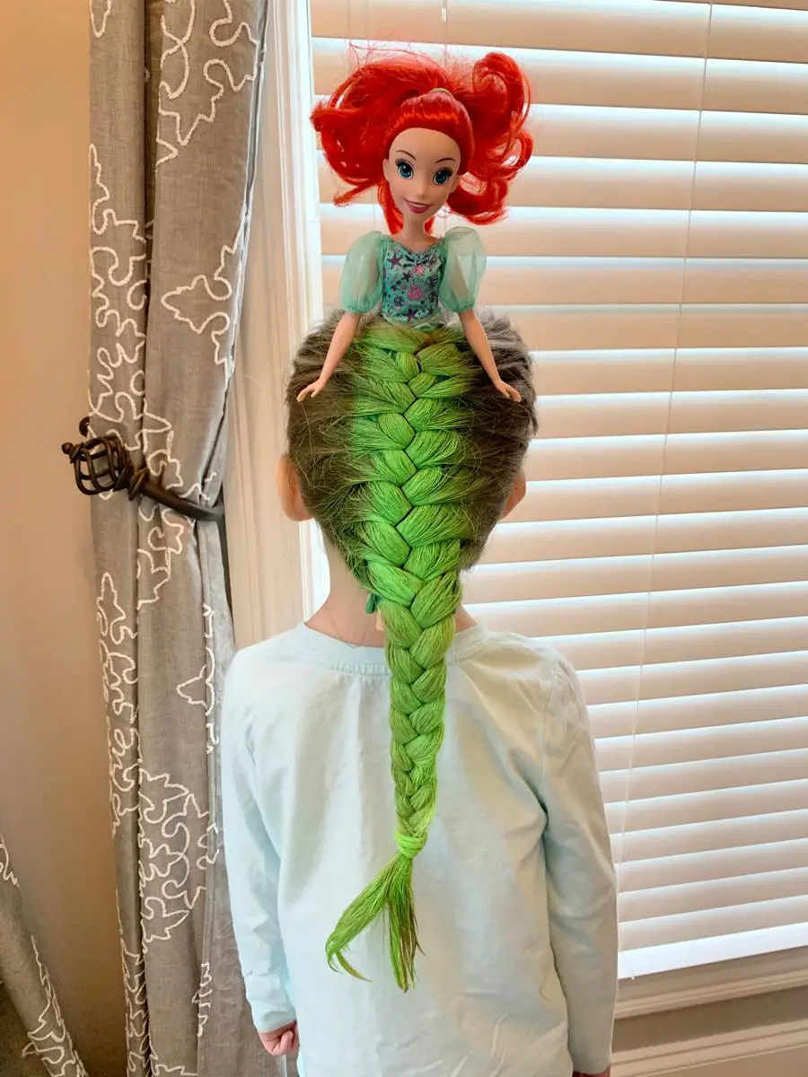 65-crazy-hair-day-ideas-wacky-boys-and-038-girls-hairstyles-for-school Little Mermaid Hair