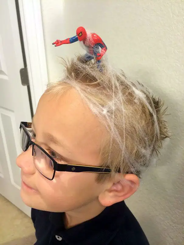 65-crazy-hair-day-ideas-wacky-boys-and-038-girls-hairstyles-for-school Spider-Man Hair