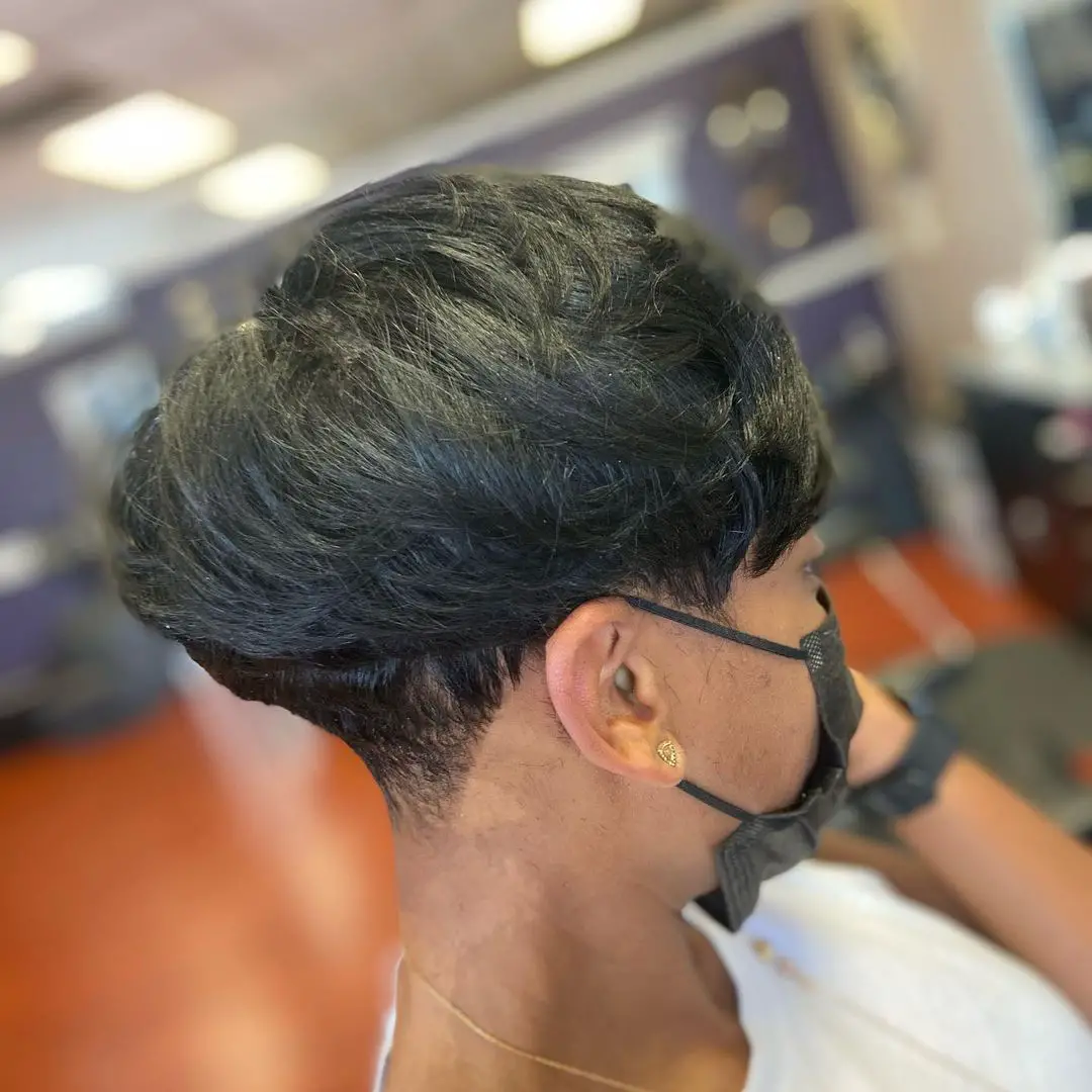 71-best-short-relaxed-hairstyles-for-black-women Short Faded Pixie