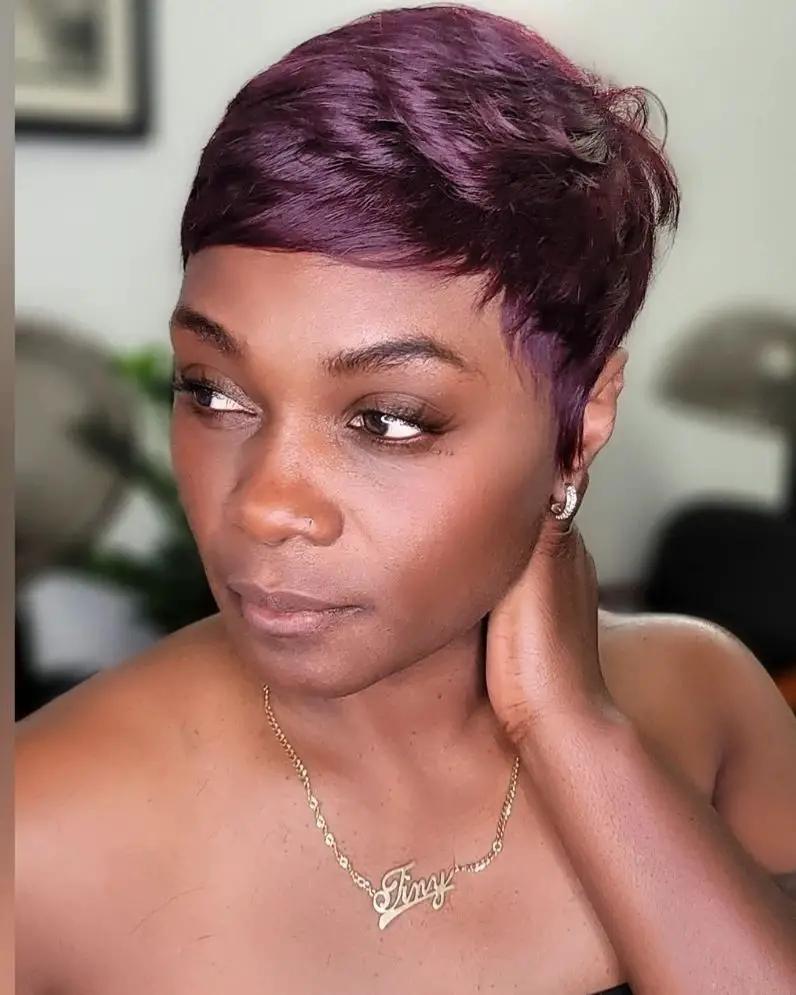 71-best-short-relaxed-hairstyles-for-black-women Sweeping Short Pixie