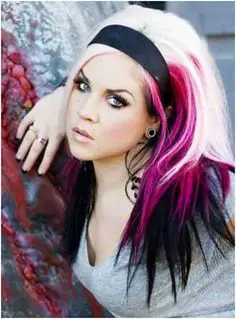 83-best-platinum-blonde-hair-ideas-trending-colors Funky Pink, Black And Icy Blonde Hair