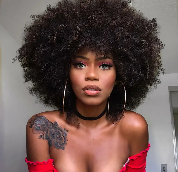 100-best-haircuts-for-women-trending-hairstyles-in-2023 Full Afro