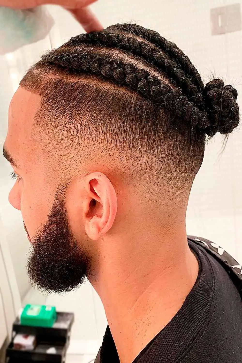 100-best-teenage-boys-haircuts-trending-this-year Braided Top Knot