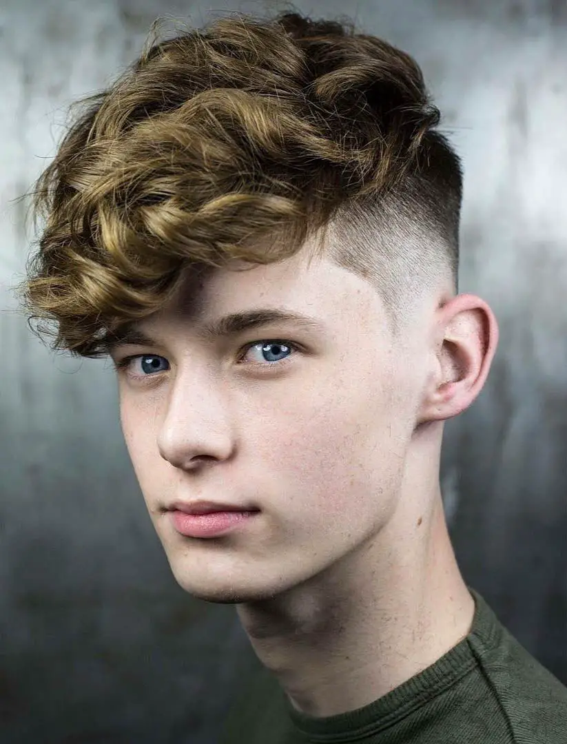 100-best-teenage-boys-haircuts-trending-this-year Curls With Fade