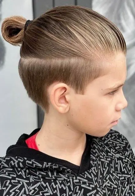 100-cute-haircuts-for-little-boys-whats-cool-this-year Disconnected Man Bun