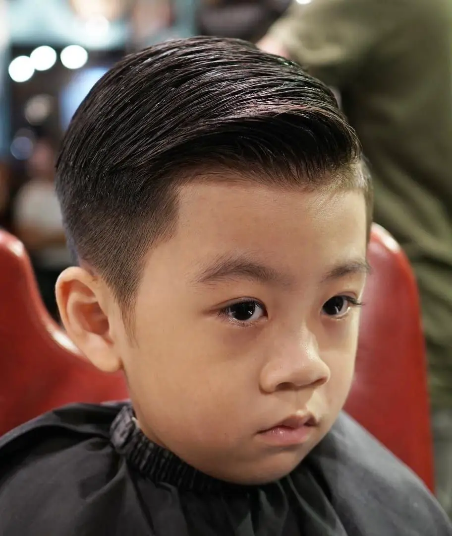 100-cute-haircuts-for-little-boys-whats-cool-this-year Side-Swept Top With Short Sides