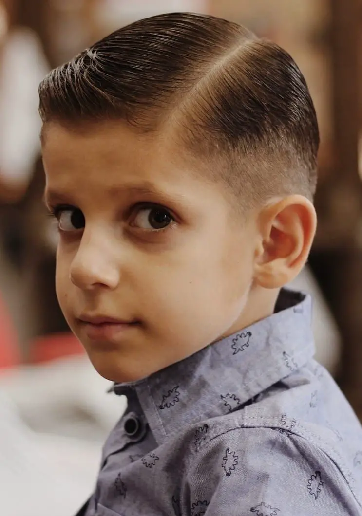 100-cute-haircuts-for-little-boys-whats-cool-this-year Slick Back