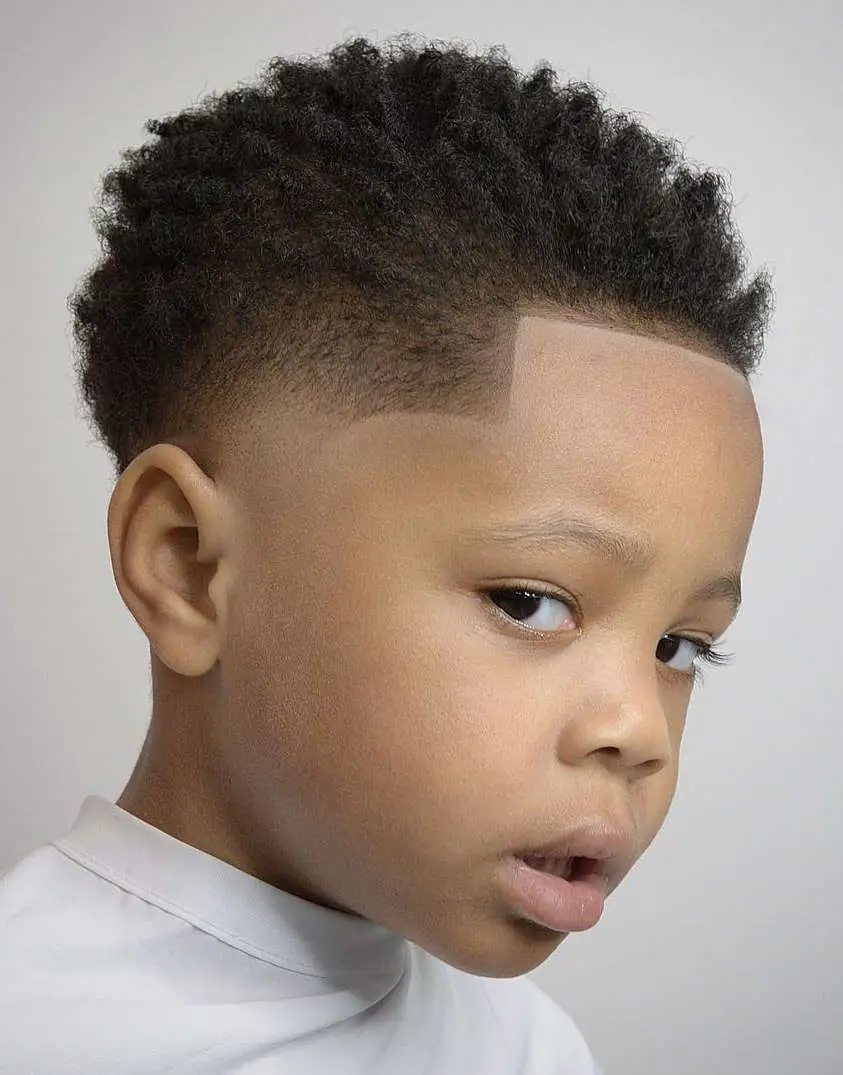 100-cute-haircuts-for-little-boys-whats-cool-this-year Temple Fade