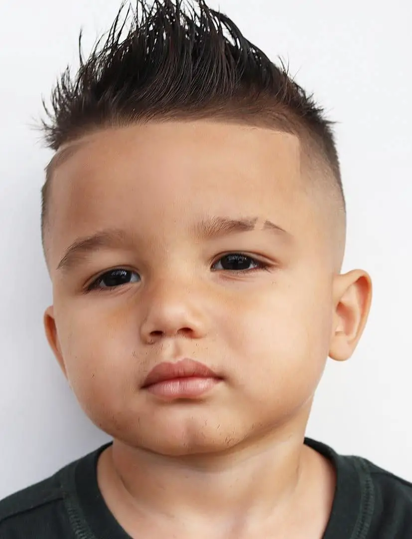 100-cute-haircuts-for-little-boys-whats-cool-this-year Triangle Quiff