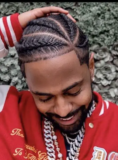 33-best-pop-smoke-braids-for-men-trending-this-year Front Crown Pop Smoke Braids