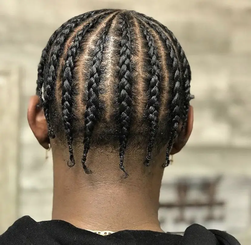 33-best-pop-smoke-braids-for-men-trending-this-year Shaved Back