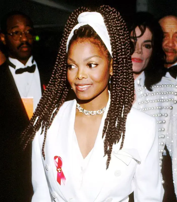 33-medium-box-braids-for-women-trending-this-year Janet Jackson Box Braid Wrap