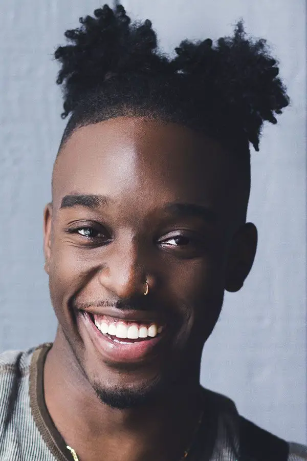 50-best-man-bun-hairstyles-trending-this-year Afro Space Buns