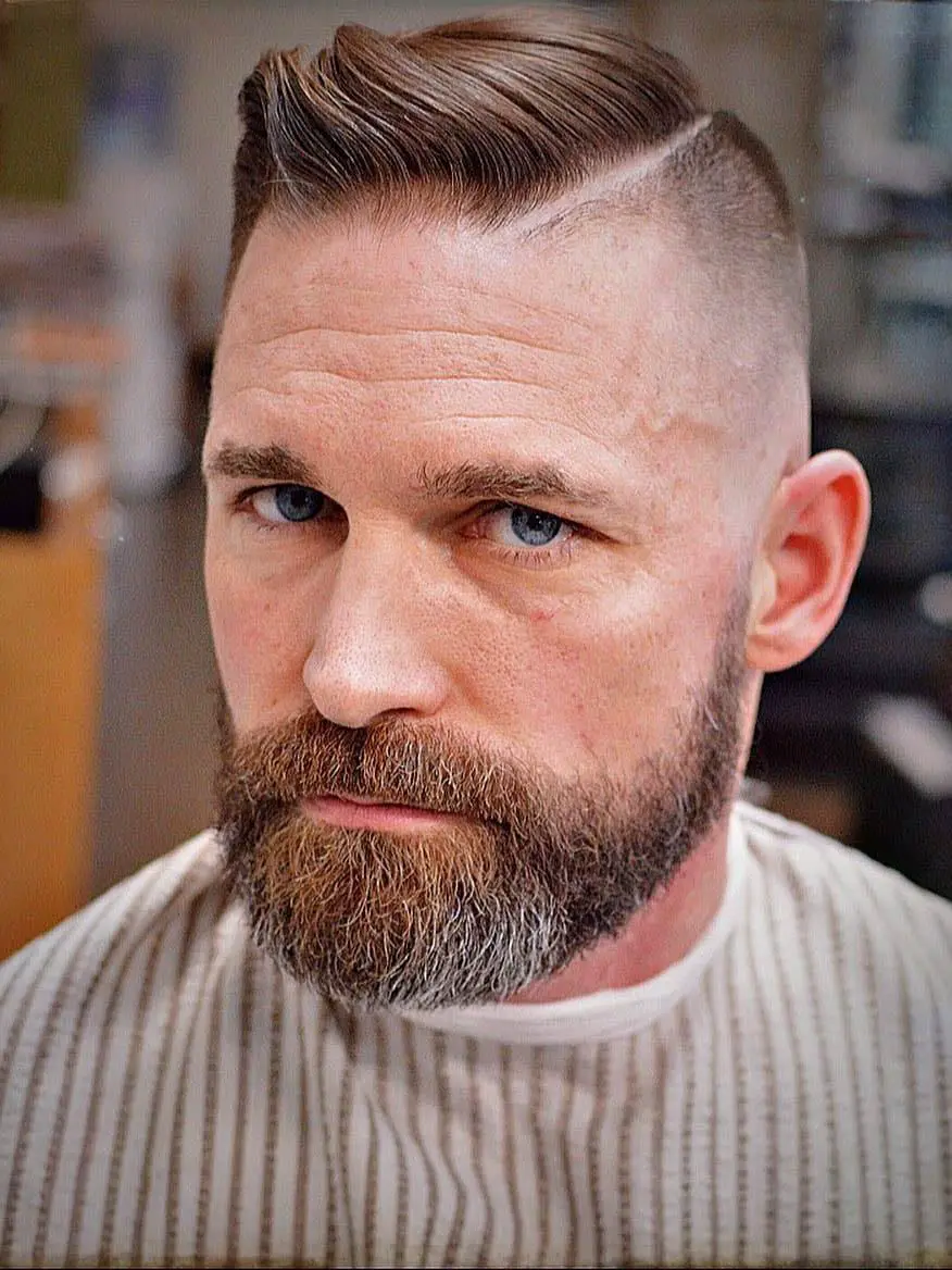 50-clever-haircuts-for-a-receding-hairline-flattering-and-038-modern Thick Beard