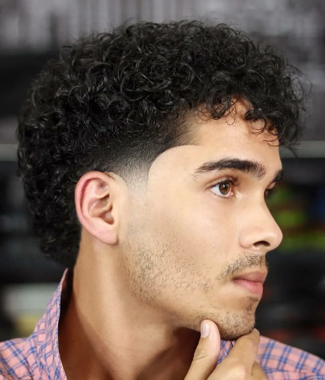 50-drop-fade-haircut-ideas-trending-this-year Curly Top