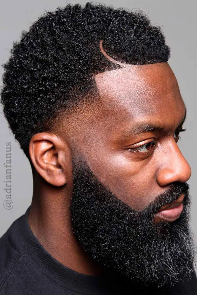 50-drop-fade-haircut-ideas-trending-this-year Curved Hard Part