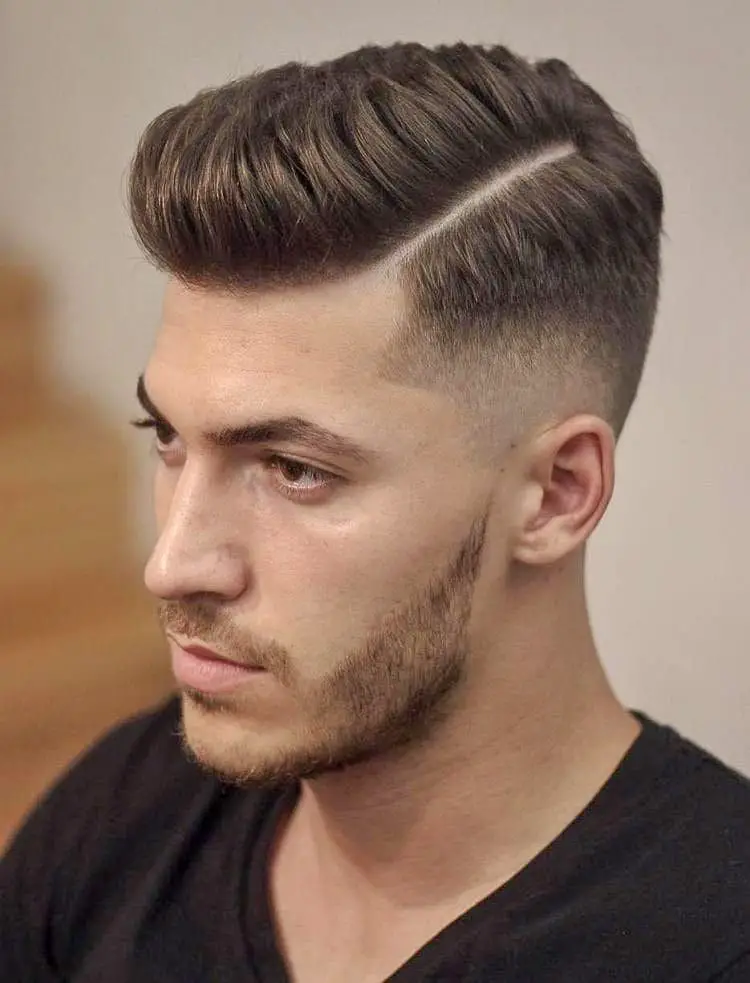 50-hairstyles-for-men-with-wavy-hair-trending-this-year Hard Parting