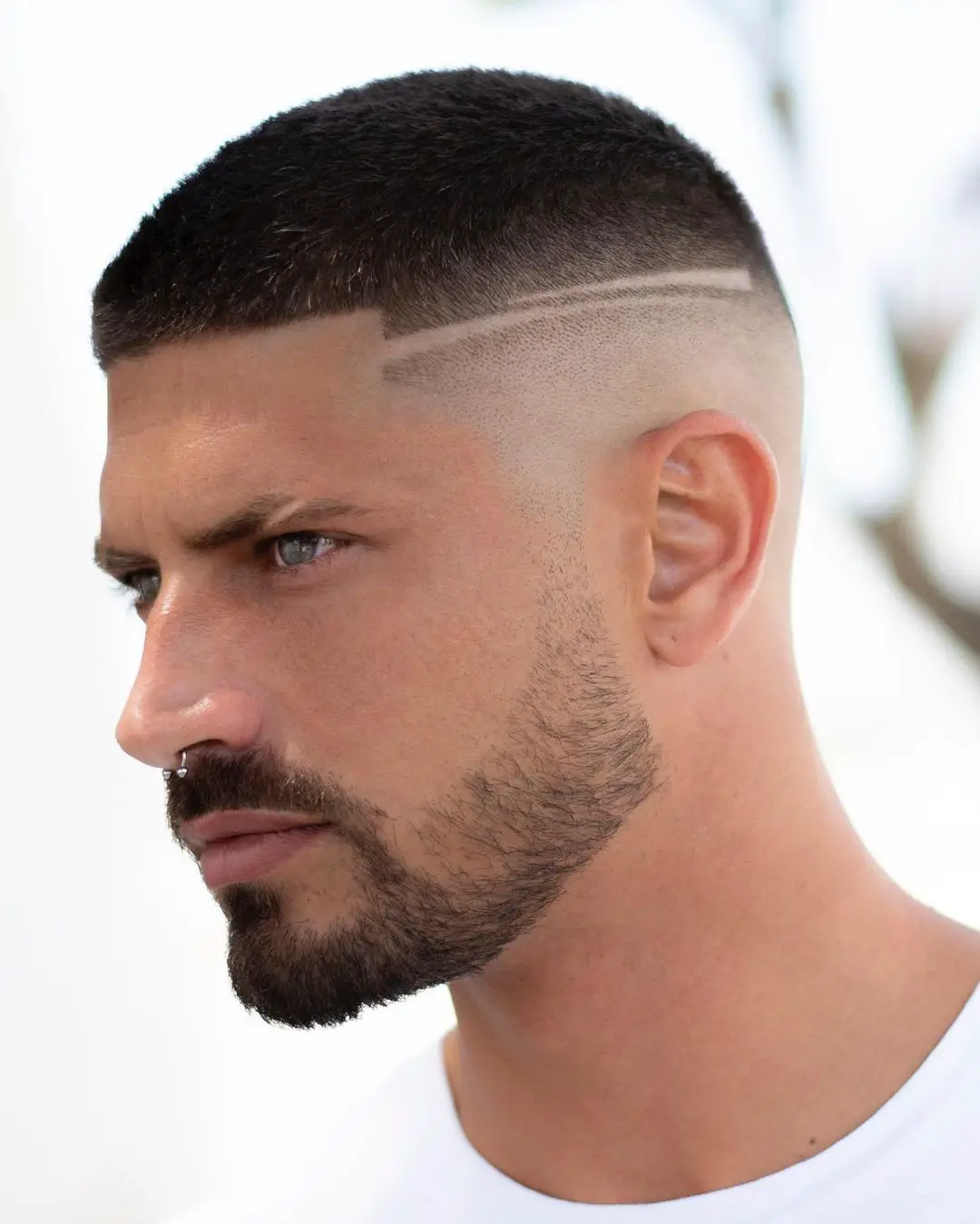 50-masculine-buzz-cut-examples-for-men-trending-this-year Double-Shaved Lines