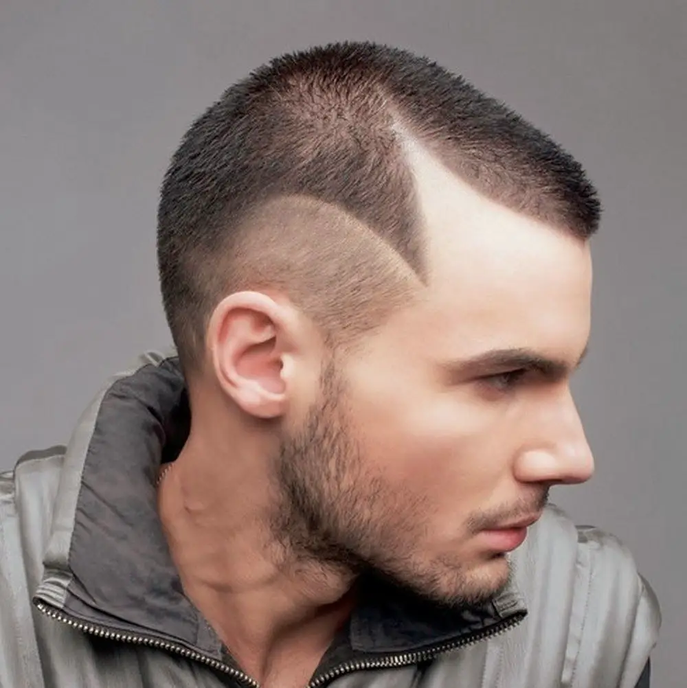 50-masculine-buzz-cut-examples-for-men-trending-this-year Forehead Shaved Line