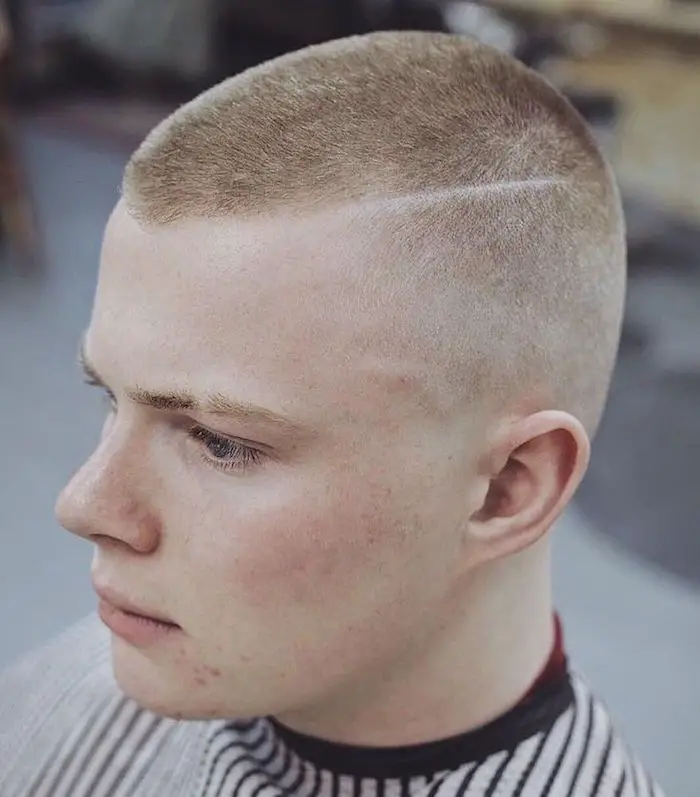 50-masculine-buzz-cut-examples-for-men-trending-this-year Hard Part