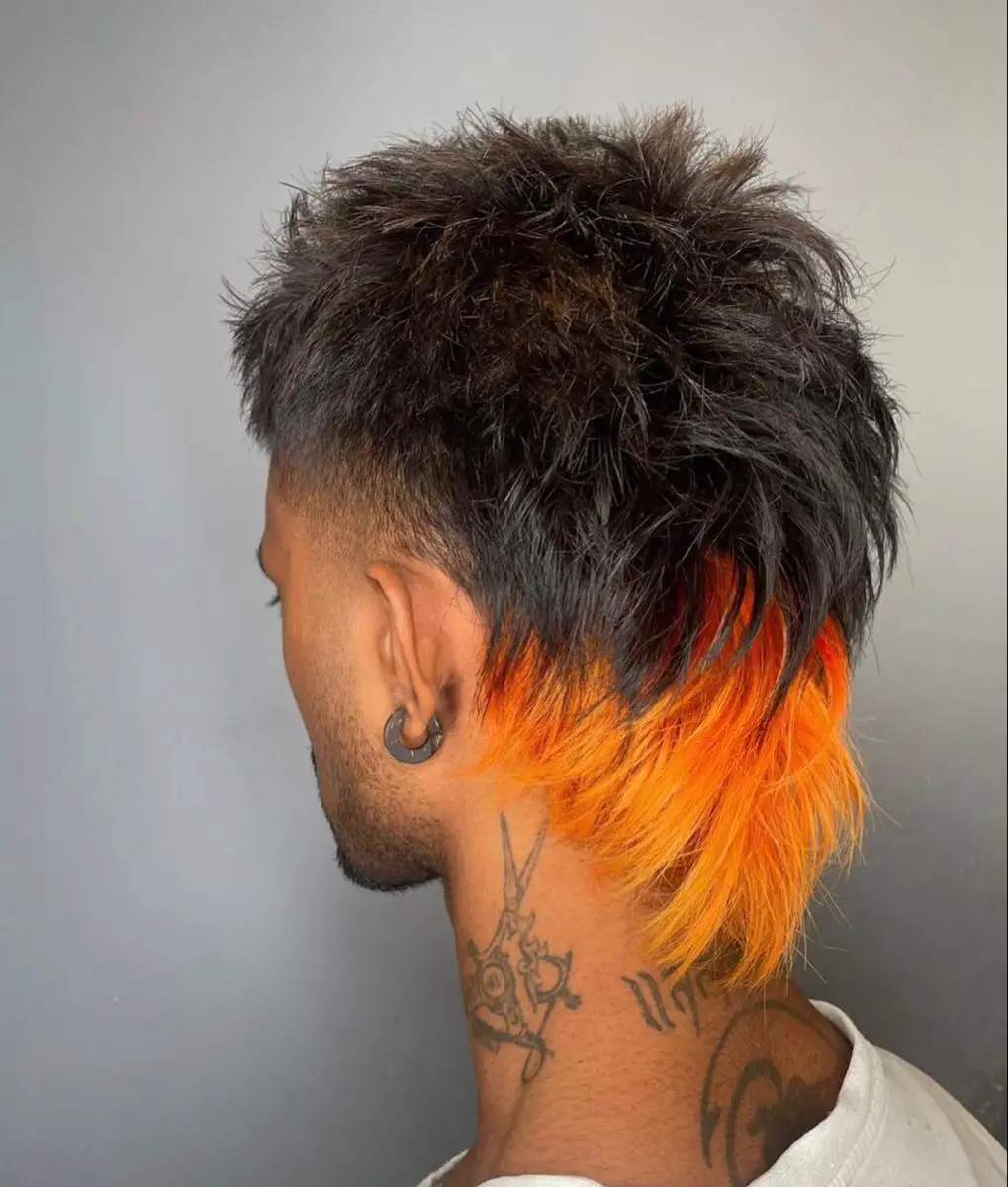 75-modern-mullet-haircut-ideas-for-men-trending-this-year Dip-Dyed Mullet