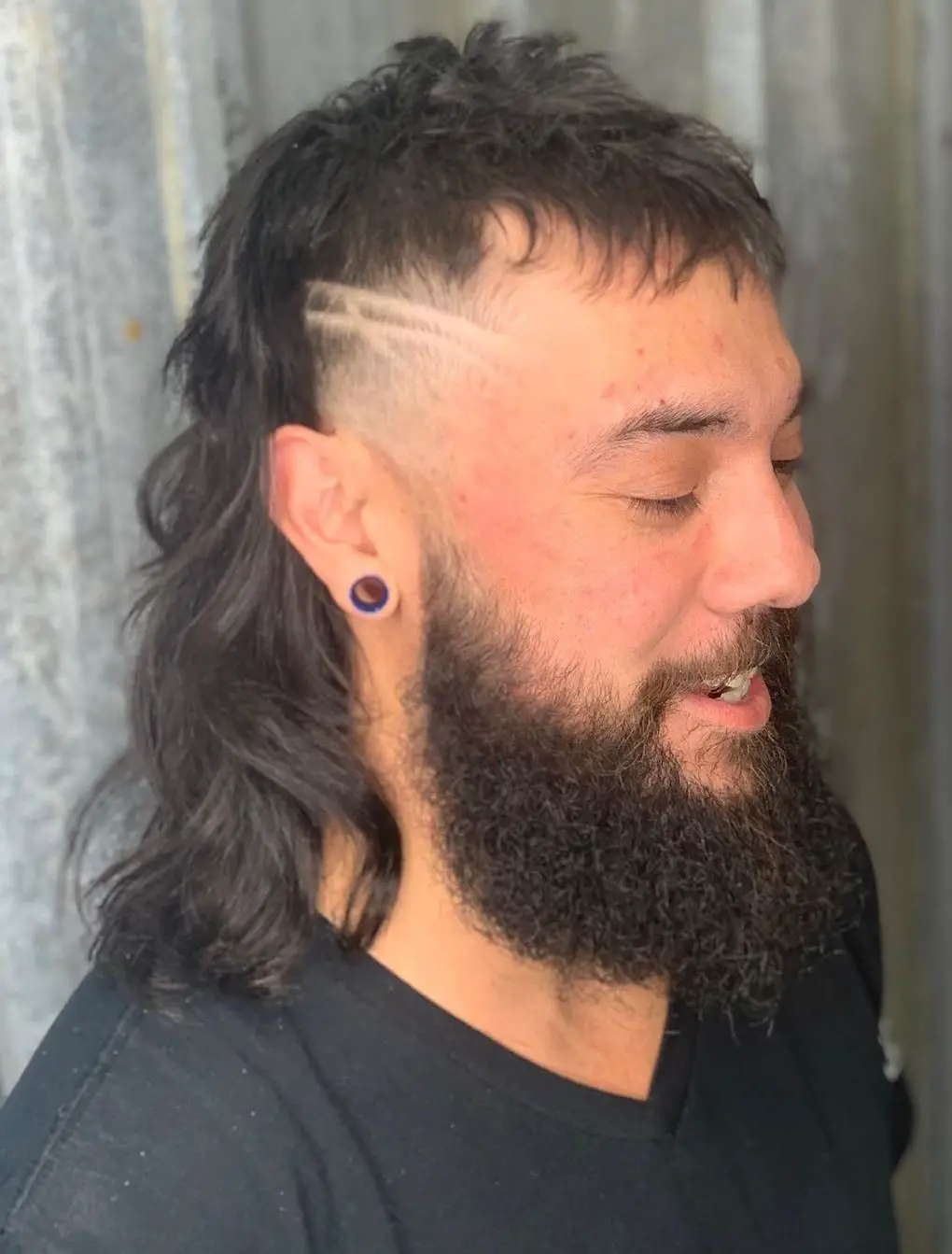 75-modern-mullet-haircut-ideas-for-men-trending-this-year Shaved Lines